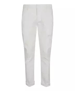 Брюки из алебастрового габера Dondup, бежевый