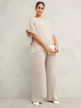 Брюки из атласной саржи delora Hobbs, цвет Oyster