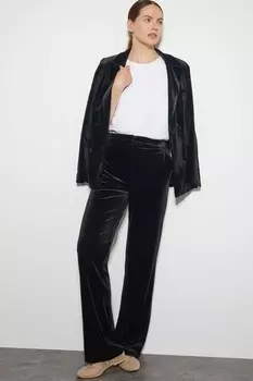 Брюки из бархата Вада Monsoon, черный