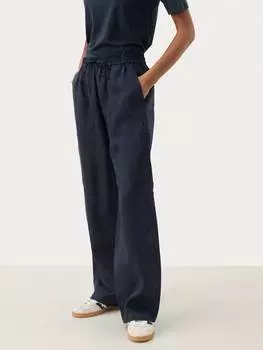 Брюки из чистого льна eniola Part Two, цвет After Midnight