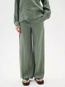 Брюки из чистого льна solina InWear, зеленый