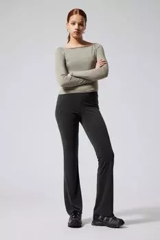 Брюки из джерси bea H&M, черный
