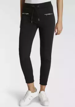 Брюки из джерси Bruno Banani, манжеты по низу НОВАЯ КОЛЛЕКЦИЯ, черный