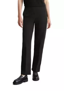 Брюки из джерси Marc O'Polo, выполненные из материала интерлок, черный