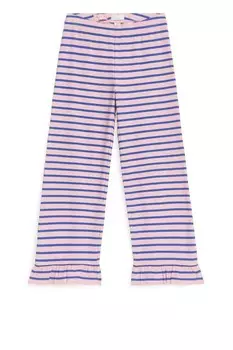 Брюки из джерси с рюшами Arket, розовый