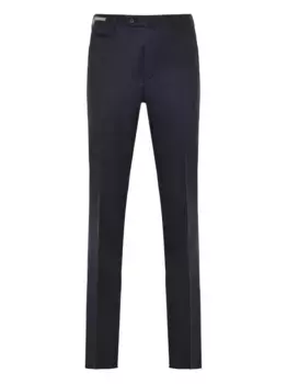 Брюки из фактурной шерсти Corneliani, синий