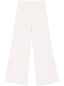 Брюки из фланели с высокой талией ASPESI, серый