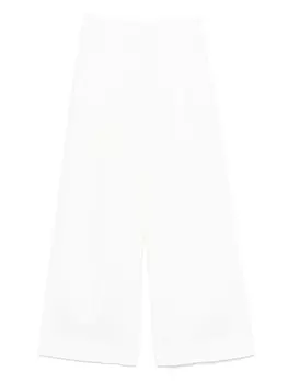 Брюки из габардина, окрашенного в готовом виде Peserico, белый