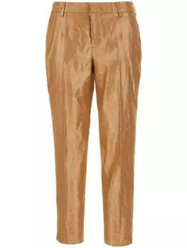 Брюки из хлопчатобумажной смеси PT Torino, золотой