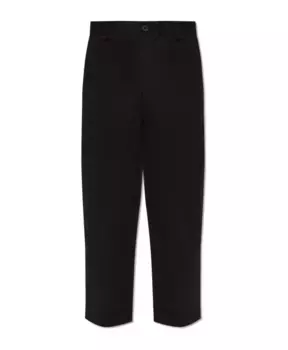 Брюки из хлопка Allsaints, черный
