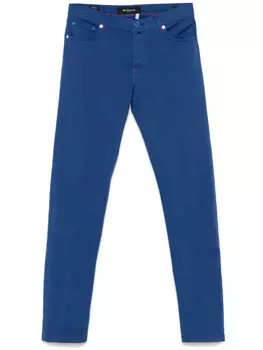 Брюки из хлопка Kiton, синий