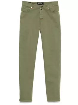 Брюки из хлопка Kiton, зеленый