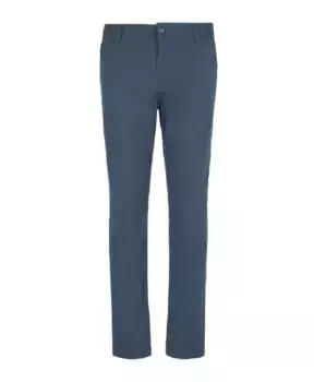 Брюки из хлопка с эластаном SS24 Armani Exchange, синий