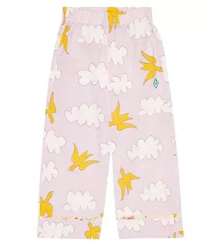 Брюки из хлопка с принтом антилопы The Animals Observatory, разноцветный