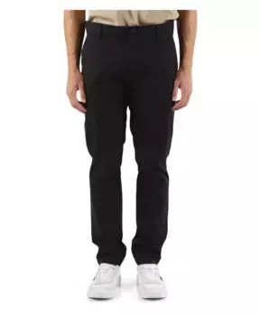 Брюки из хлопка стрейч с американскими карманами Calvin Klein Jeans, черный