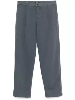 Брюки из хлопкового габардина Peserico, синий