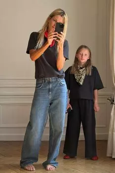 Брюки из интерлока однотонные ZARA, черный