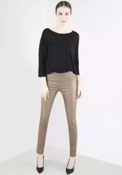 Брюки из искусственной кожи IMPERIAL, цвет Fango