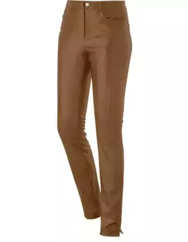 Брюки из искусственной кожи Inspirationen, коричневый