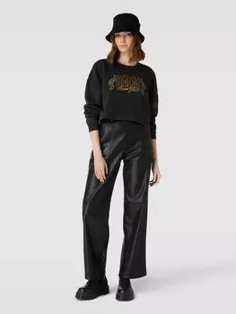 Брюки из искусственной кожи, модель «DAISY» Tommy Jeans, черный