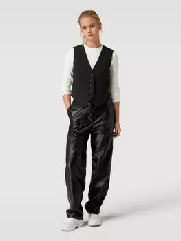 Брюки из искусственной кожи, модель «ИСКУССТВЕННАЯ КОЖА» Calvin Klein Jeans, черный