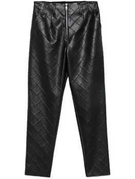 Брюки из искусственной кожи NISSA, черный