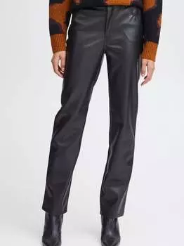 Брюки из искусственной кожи от dafany B.Young, черный