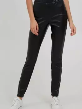 Брюки из искусственной кожи Oxmo, черный