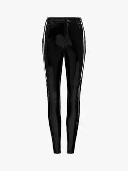 Брюки из искусственной лакированной кожи Commando, черный