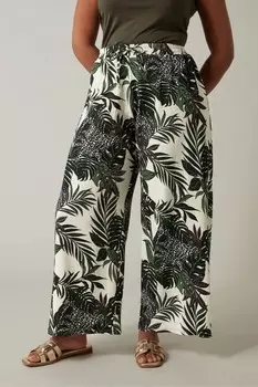 Брюки из крепа из джерси Evans, бежевый