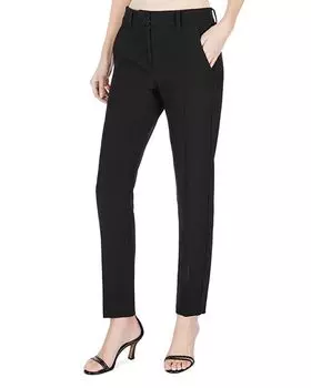 Брюки из крепа кади Emporio Armani, цвет Black