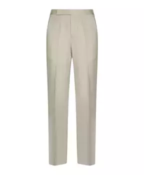 Брюки из крепа Lardini, бежевый