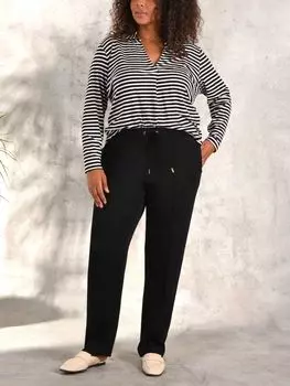 Брюки из крепа Live Unlimited, черные