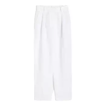Брюки из льна H&M, белый