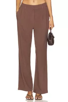 Брюки из льна Macie 4Th & Reckless, brown