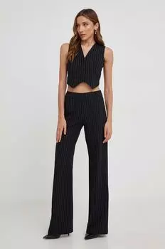 Брюки из лимитированной коллекции X NO SHAME Answear Lab, черный