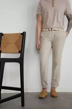Брюки из медицинского льна Medicine, бежевый