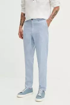 Брюки из медицинского льна Medicine, синий