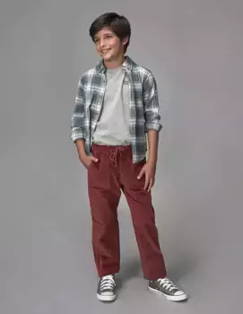 Брюки из микровельвета для мальчиков с накладными карманами Gocco, цвет Granate