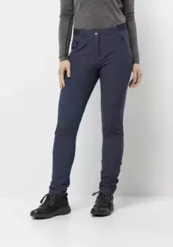 Брюки из мягкой кожи Jack Wolfskin "GEIGELSTEIN SLIM PANTS W", синий