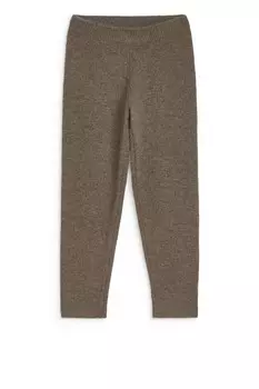 Брюки из нативной шерсти Arket, коричневый