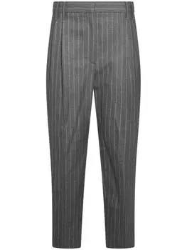 Брюки из натуральной шерсти Brunello Cucinelli, серый