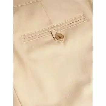 Брюки из натуральной шерсти и хлопка Etro, бежевый