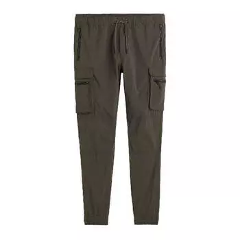 Брюки из нейлона H&M Skinny Fit Nylon Cargo Joggers, хаки