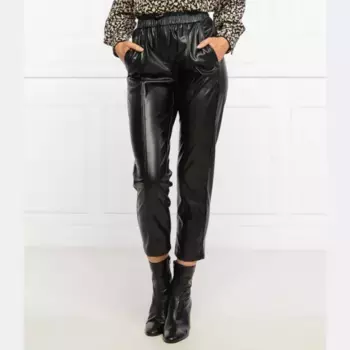 Брюки из ниагары классического кроя Marella, черный