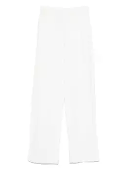 Брюки из органического хлопка EMPORIO ARMANI, белый