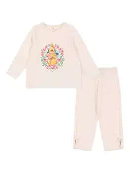 Брюки из органического хлопка (комплект из двух шт.) Konges Sljd, розовый