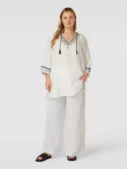 Брюки из овчины ягненка, модель «RAPIDO» Marina Rinaldi, кремовый