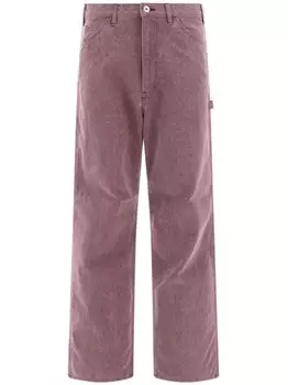 Брюки из парусины Auralee, фиолетовый