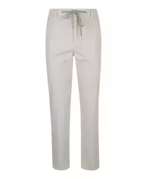 Брюки из песочного хлопка и эластана производство Италия. Eleventy, бежевый